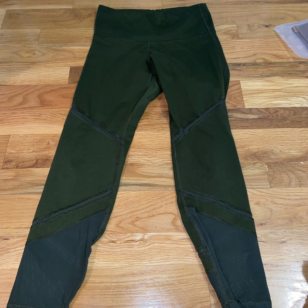 Army green leggings